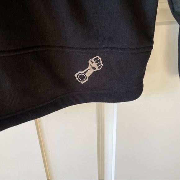 Motorfist Rogue Black Fleece Jacket Size Medium - Picture 8 of 11